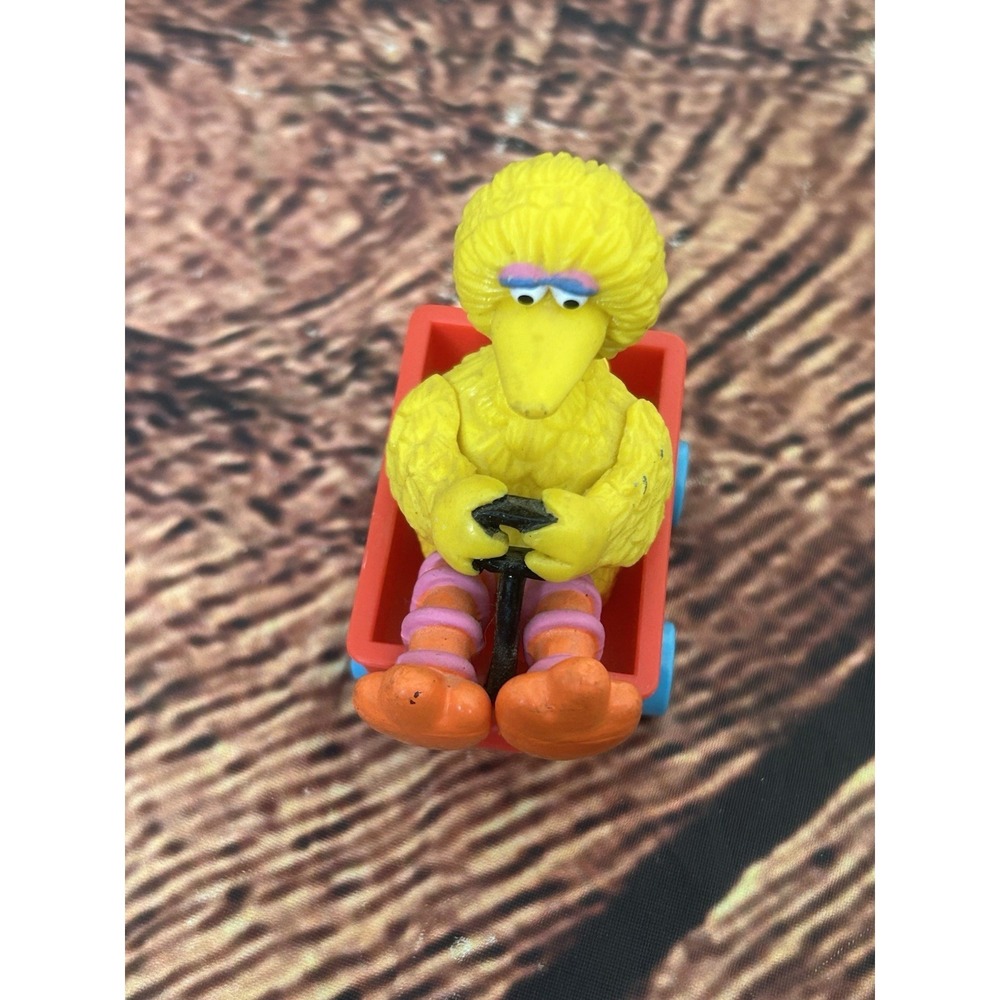 Vintage Sesame Street Big Bird PVC Figure 1980s Toy Applause Tyco Rare